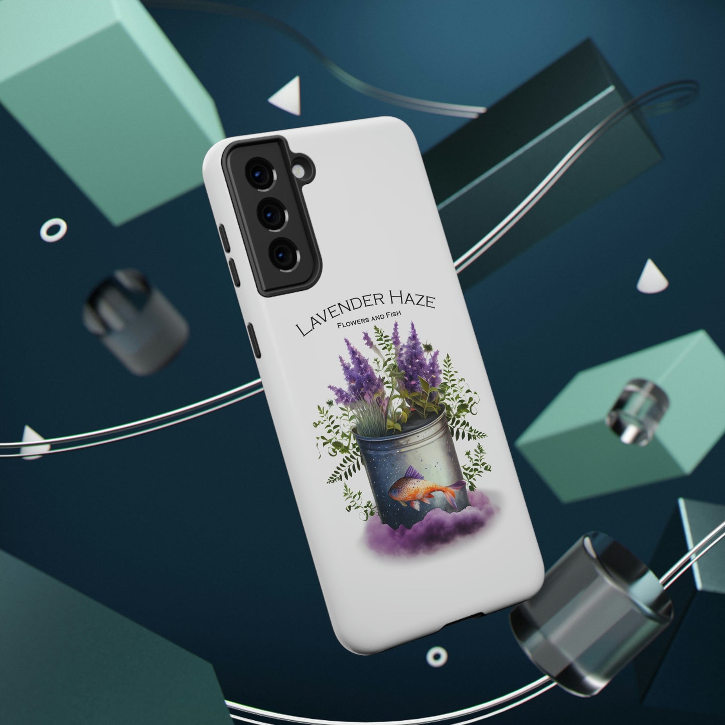 Lavender Haze Phone Case - Koi Fish and Flowers Shop - Starry - Purple Cloud - Fandom Inspired Merch Gift