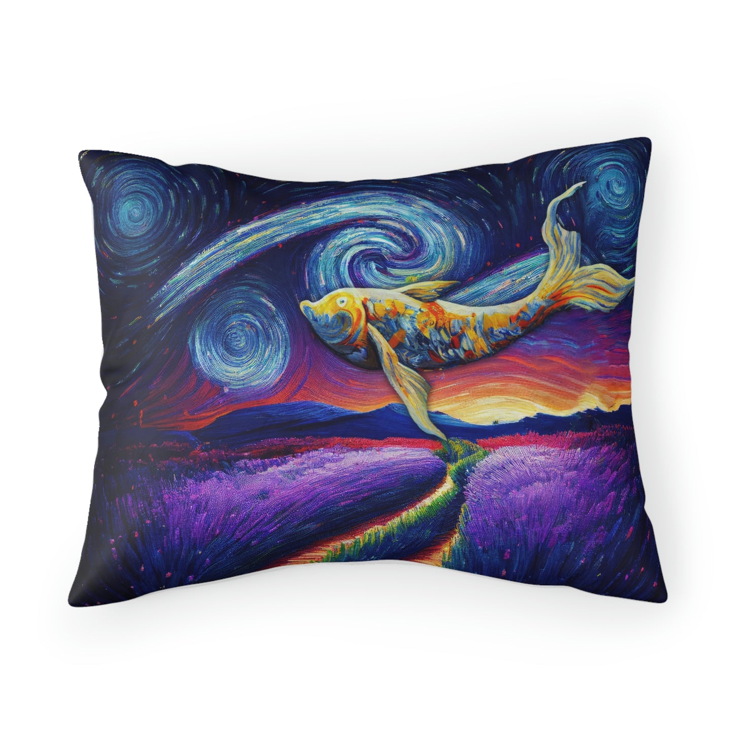 Lavender Haze Pillow Sham - Inspired by Van Gogh - Swiftie Merch Gift