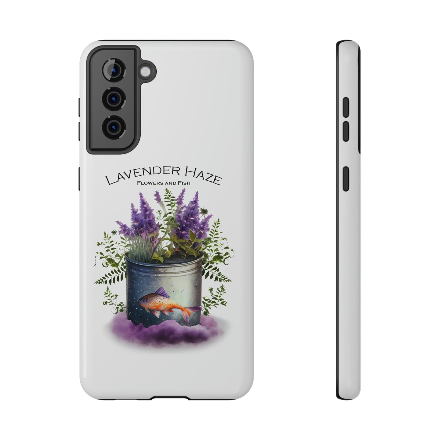 Lavender Haze Phone Case - Koi Fish and Flowers Shop - Starry - Purple Cloud - Fandom Inspired Merch Gift