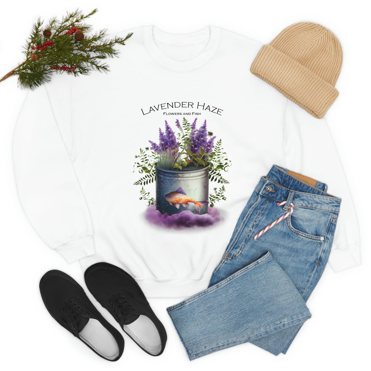 Lavender Haze Sweatshirt - Unisex - Koi Fish - Starry - Purple Cloud - Swiftie Inspired Merch Gift