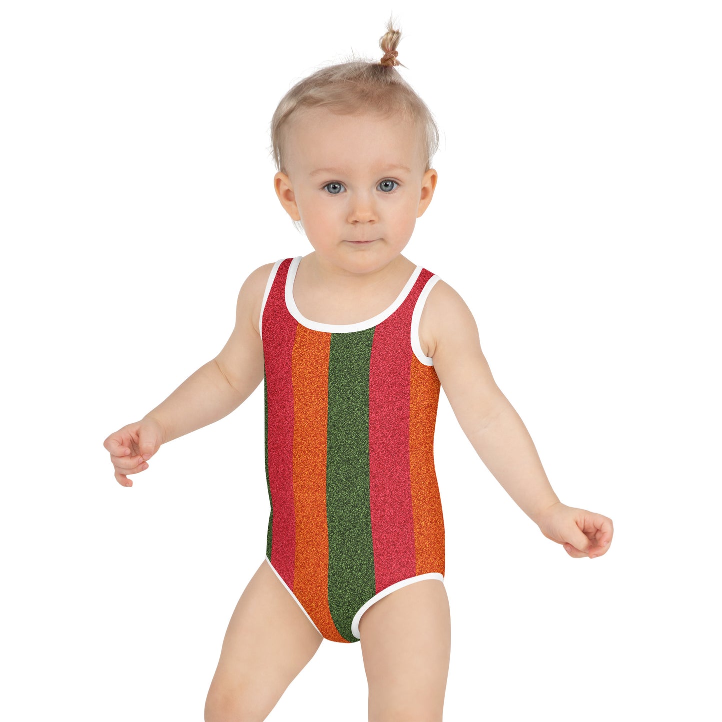 Anti Hero inspired Kids Striped Swimsuit - Bodysuit - "Shimmer like" Print Bathing Suit - Cosplay Costume Halloween - Fan Merch - Eras Tour Outfit