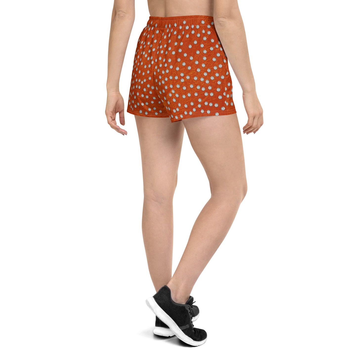 Anti Hero Inspired Crystal Shorts - Printed Orange Leather Texture - Cosplay Costume - Fan gift - Eras Tour outfit