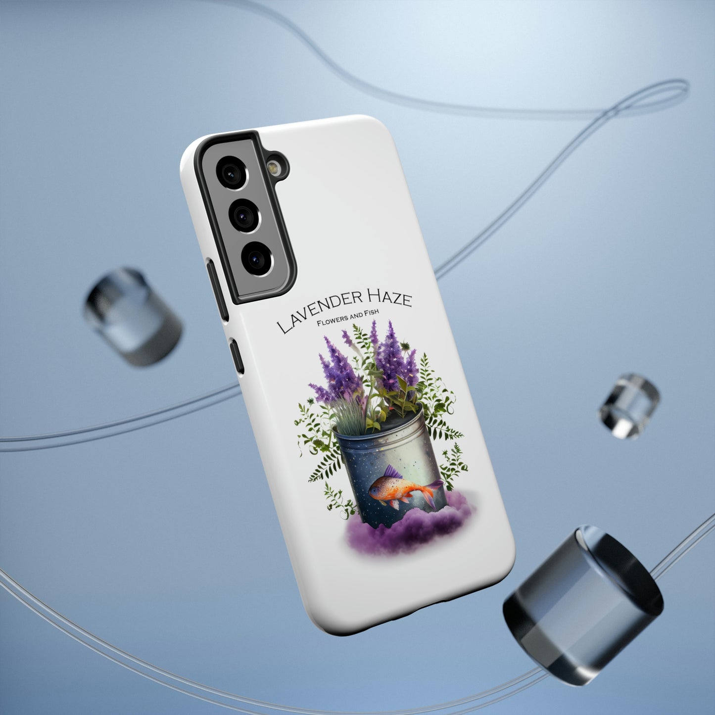 Lavender Haze Phone Case - Koi Fish and Flowers Shop - Starry - Purple Cloud - Fandom Inspired Merch Gift