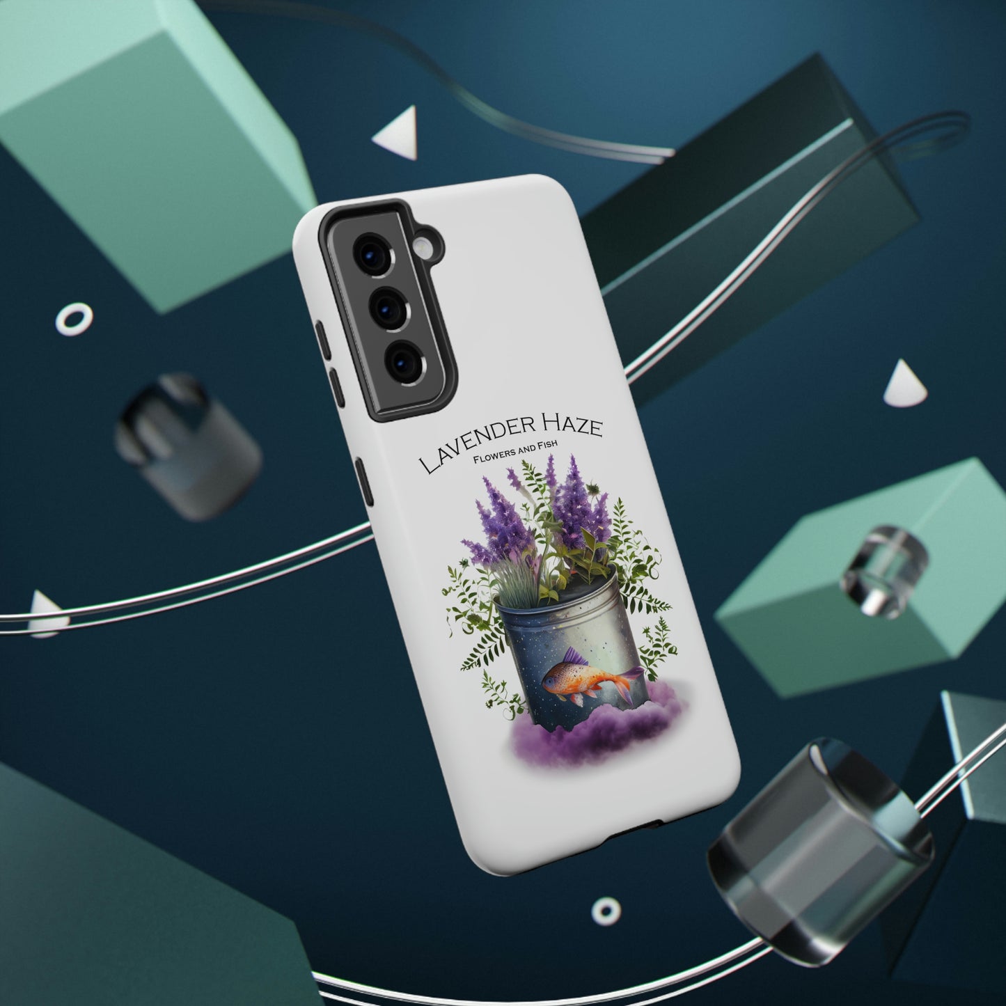 Lavender Haze Phone Case - Koi Fish and Flowers Shop - Starry - Purple Cloud - Fandom Inspired Merch Gift