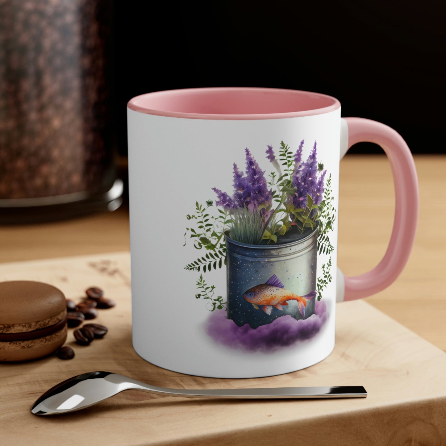 Lavender Haze Mug - Koi Fish and Flowers Shop - Starry - Purple Cloud - Fandom Inspired Merch Gift